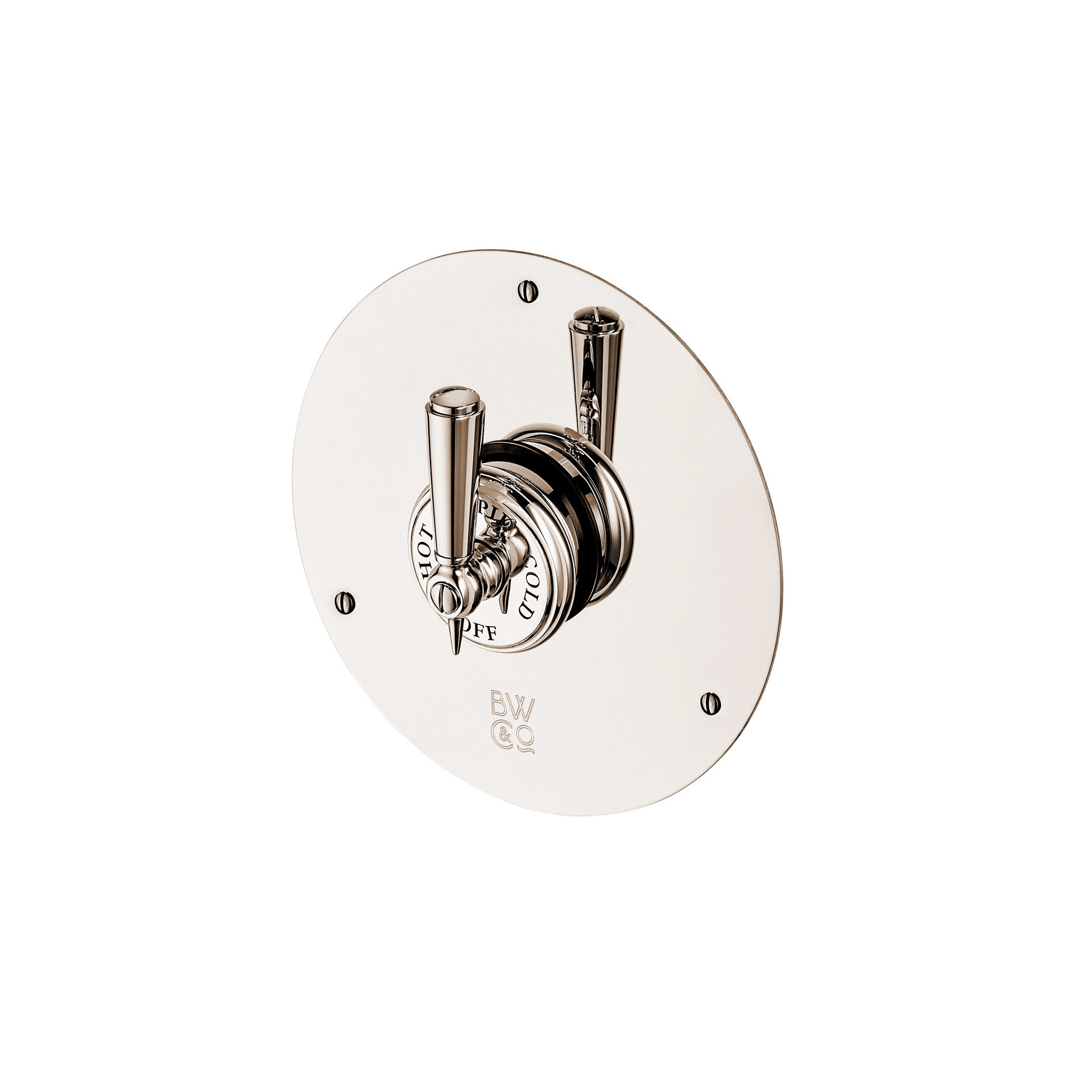Regent Concealed Thermostatic Shower Mixer with 229mm Round Wall Plate