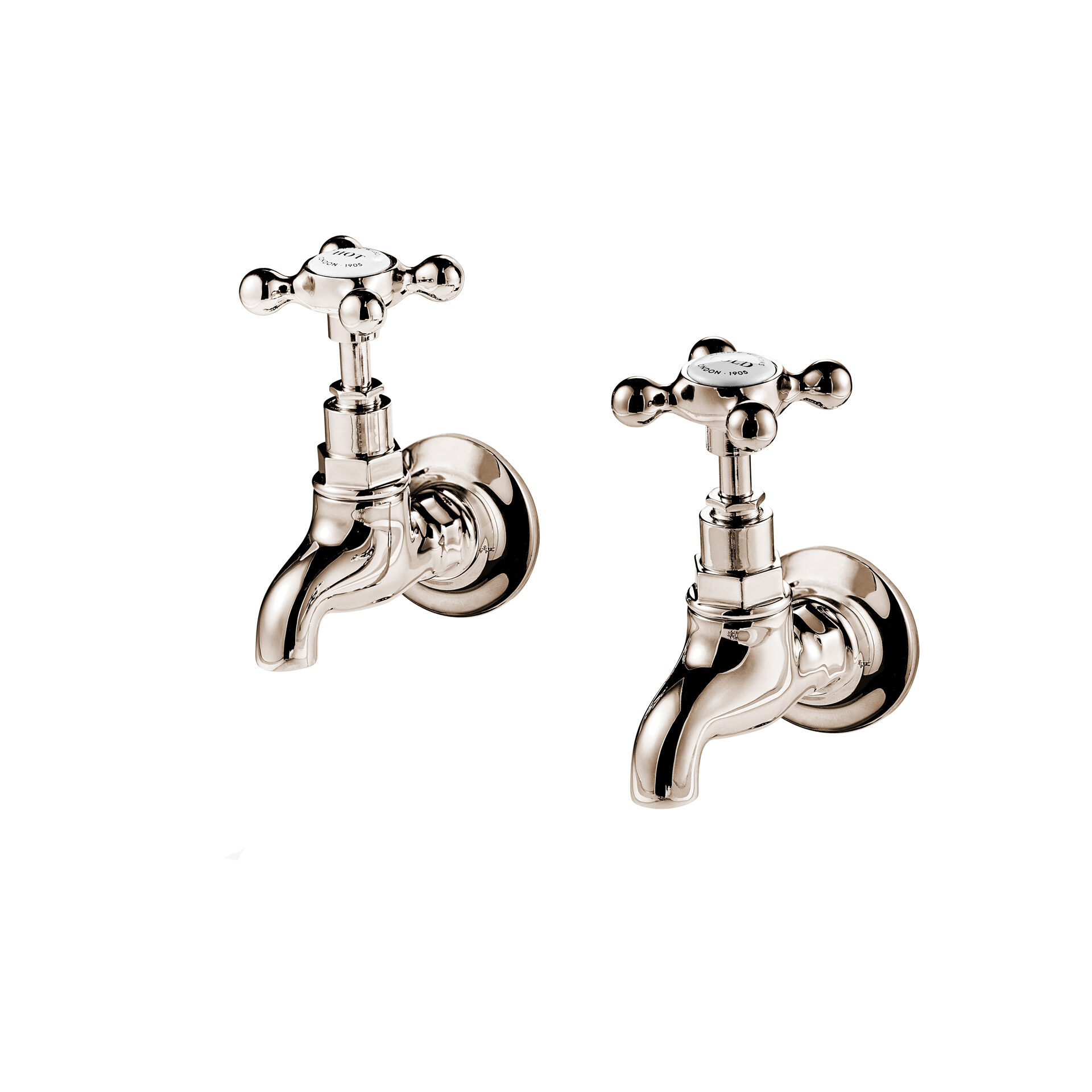 traditional wall mounted crosshead taps made in UK by Barber Wilsons