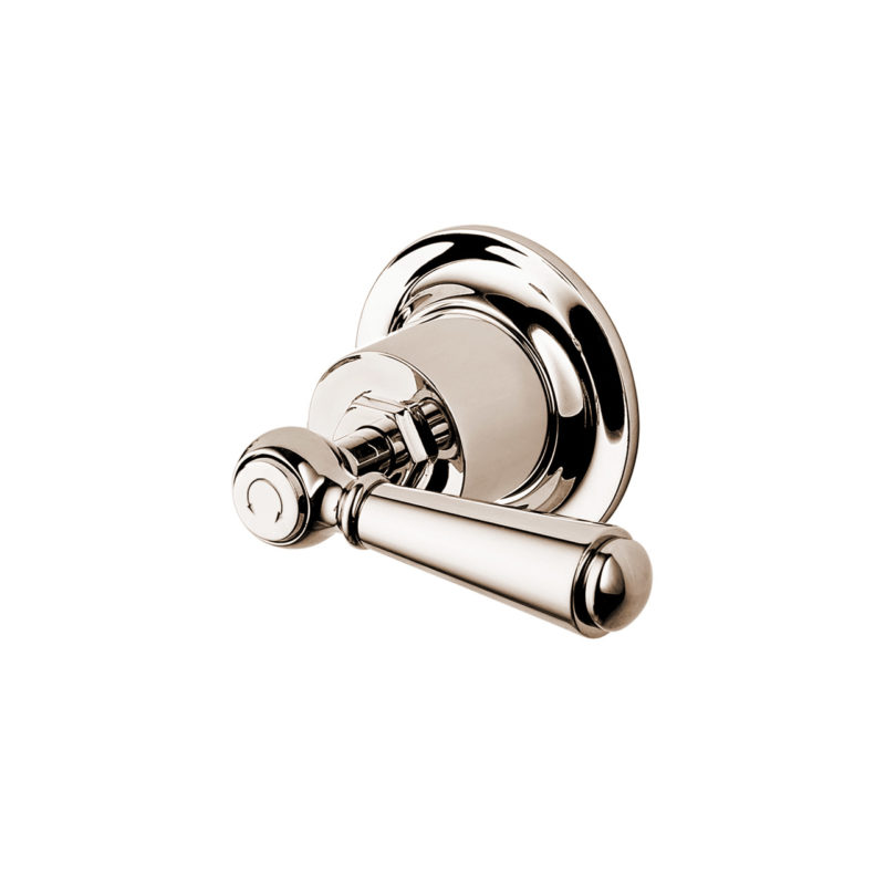 Regent Metal Bath Tap Lever Handel with Two Way Diverter On a Rounded Mounting Flange